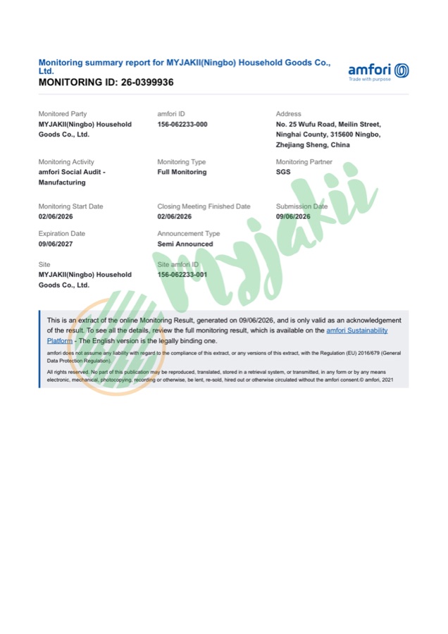 SGS certificate