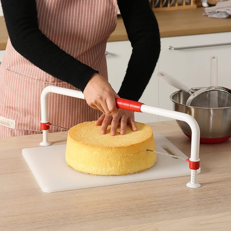 Adjustable Cake Layer Cutter Leveler Slicer for 6-16 Inch Large Layer Cakes, NO.STG010 Adjustable Cake Layer Cutter Leveler Slicer for 6-16 Inch Large Layer Cakes, NO.STG010