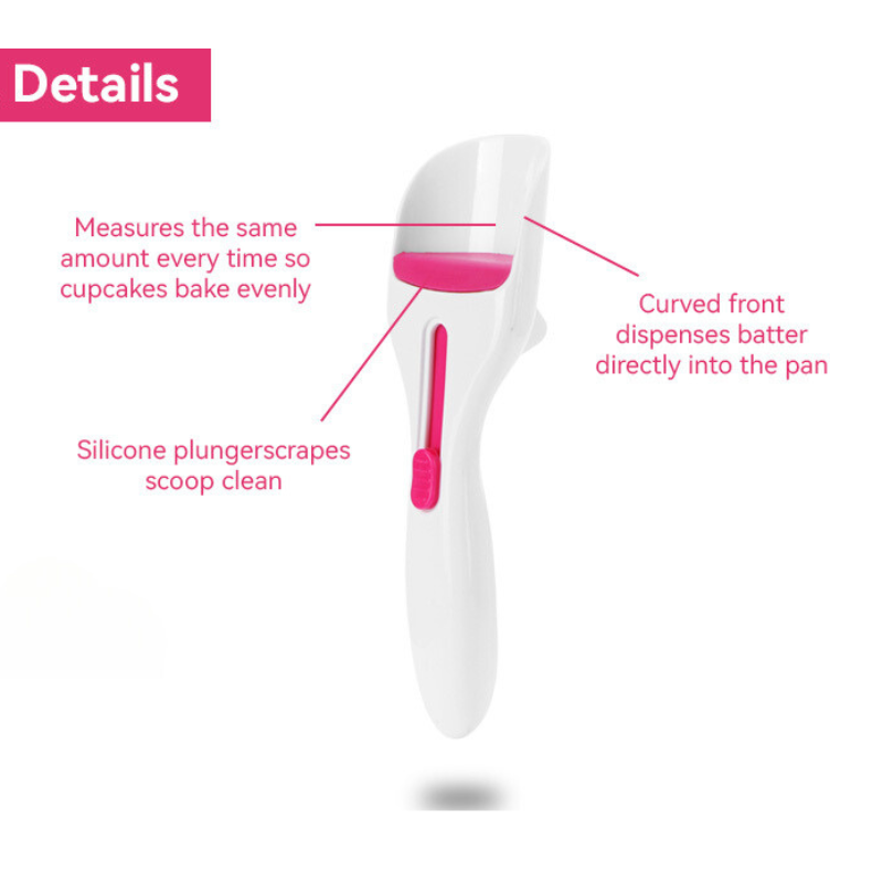 Cupcake Scoop Batter Dispenser - Easy to Use Baking Scoop for Muffins NO.STG011