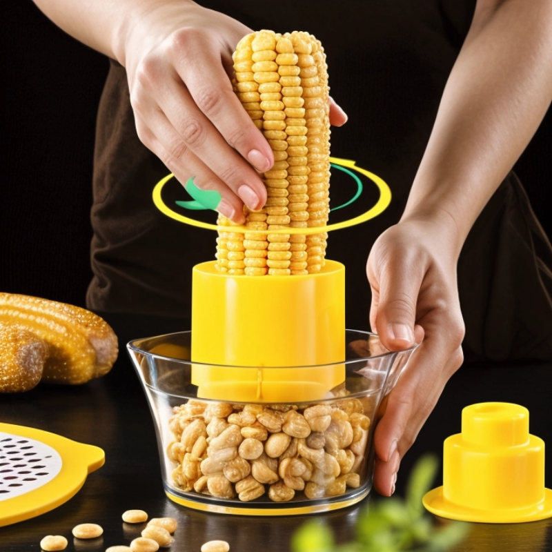 Corn Cob Stripper,Corn Peeler For Corn On The Cob,Corn Remover,Safe and Efficient NO.FVT027