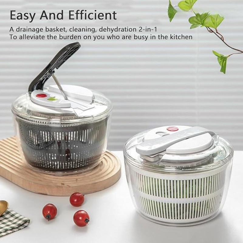 Salad Spinner,Large Lettuce Spinner Kitchen Gadgets,3 liters,NO.FVT026