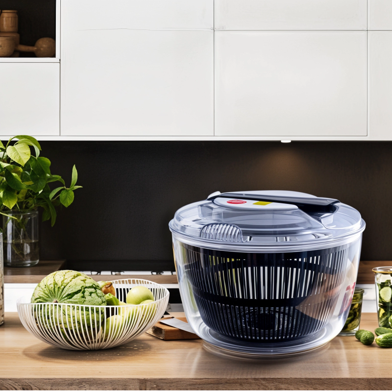 Salad Spinner,Large Lettuce Spinner Kitchen Gadgets,5 liters,NO.FVT025