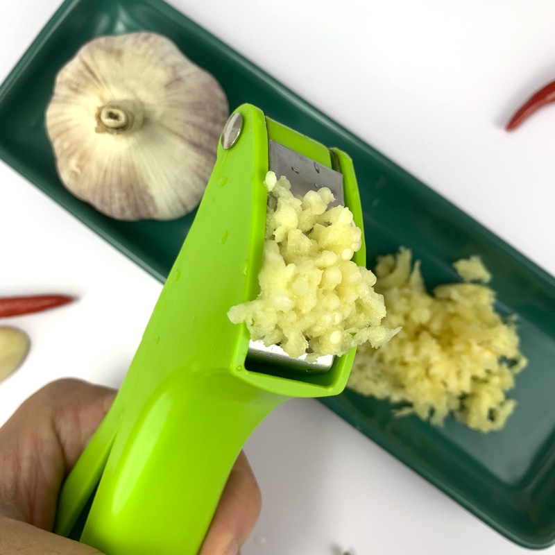 Garlic Press, Kitchen Garlic Mincer Slicer or Squeezer with Ergonomic handle NO.FVT018