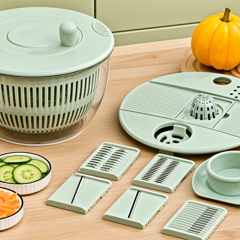 Multifunctional Vegetable Cutter&Spinner NO.FVT002