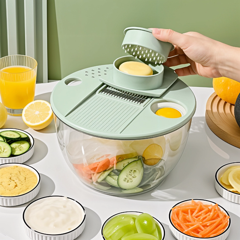 Multifunctional Vegetable Cutter&Spinner NO.FVT002