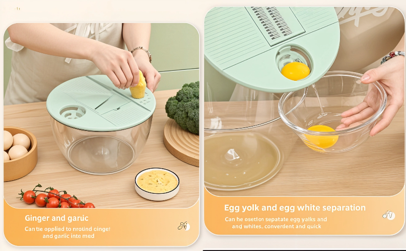 Multifunctional Vegetable Cutter&Spinner NO.FVT002