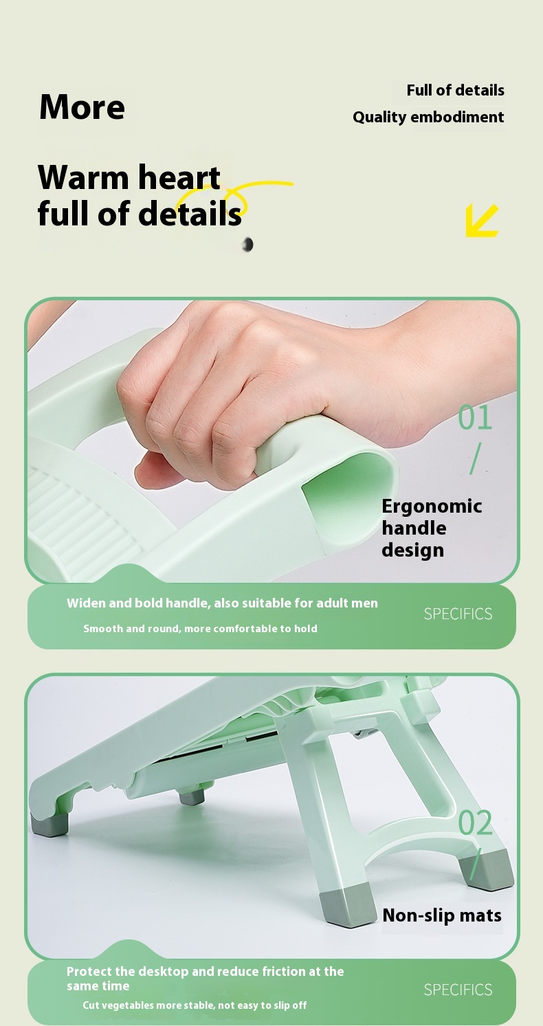 Vegetable cutter with adjustable thickness NO.FVT023