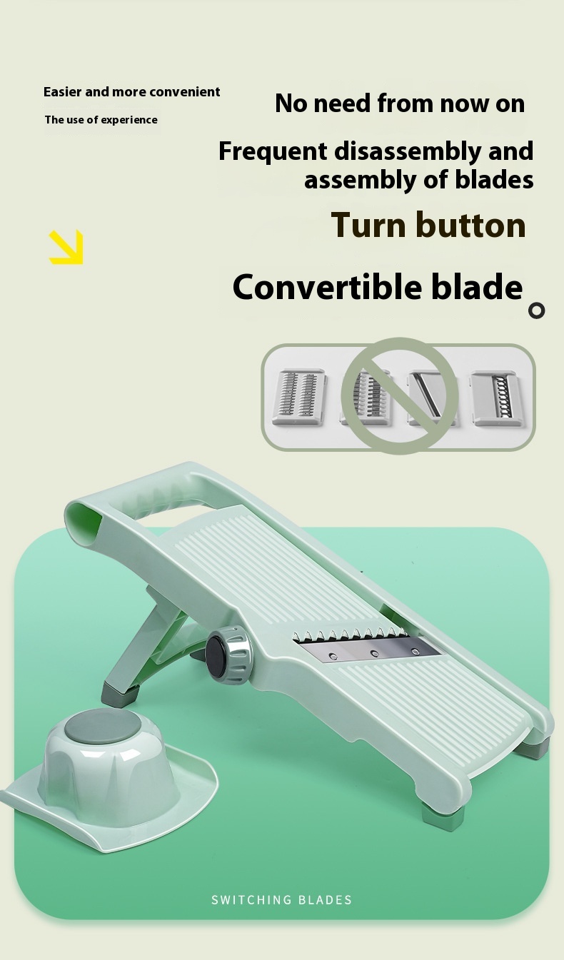 Vegetable cutter with adjustable thickness NO.FVT023