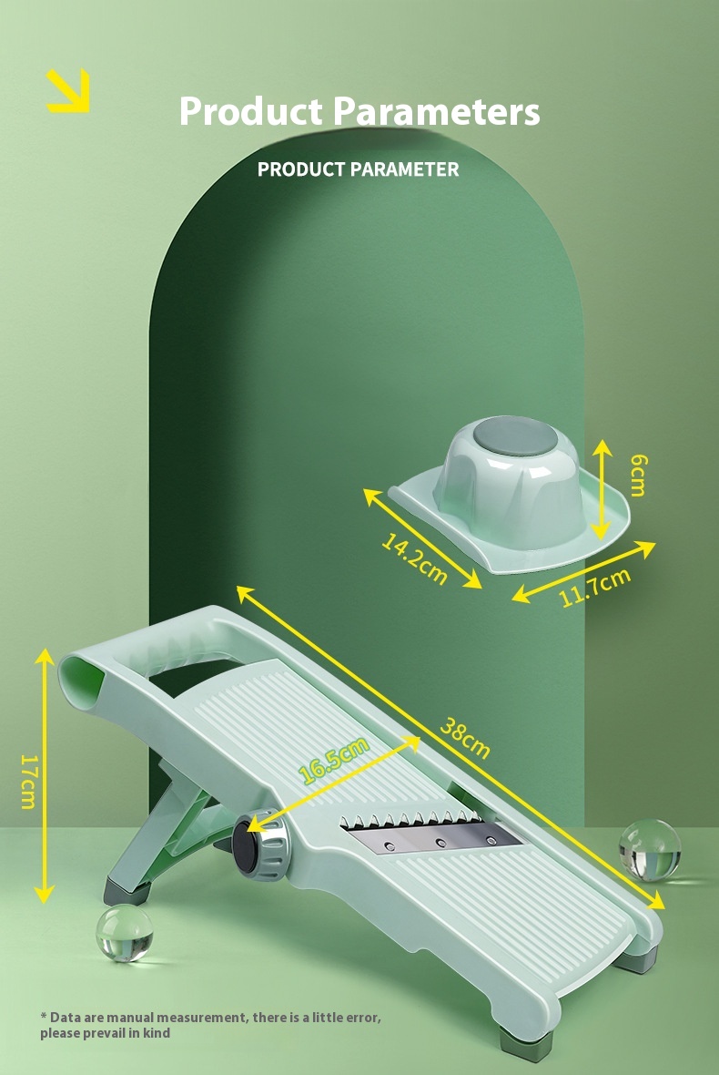 Vegetable cutter with adjustable thickness NO.FVT023