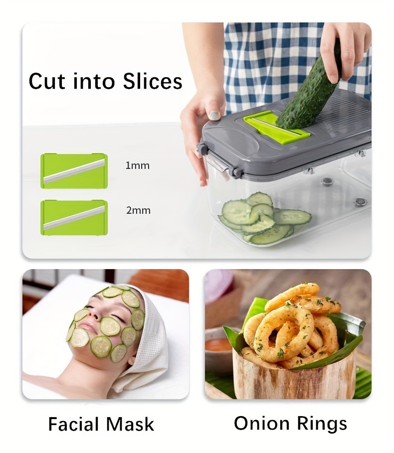 Vegetable Chopper 13pcs blades NO.FVT006