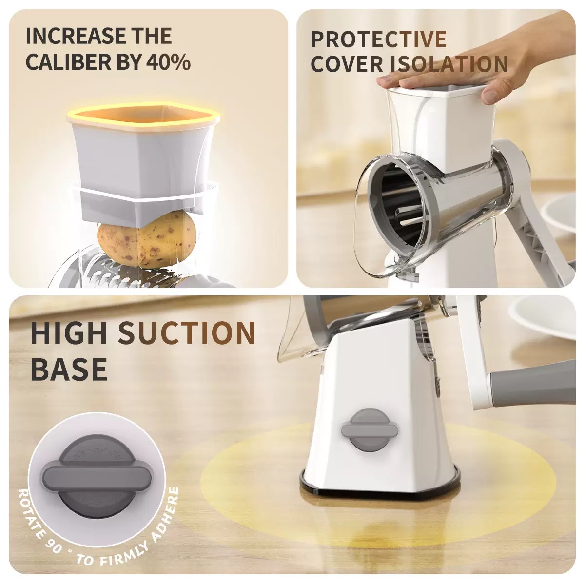 Hand rock cylinder vegetable cutter NO.FVT033