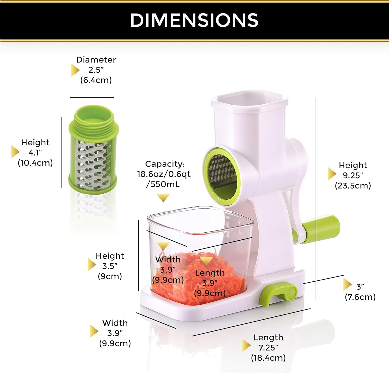 Hand Rock Vegetable Cutter 3pcs blades NO.FVT051