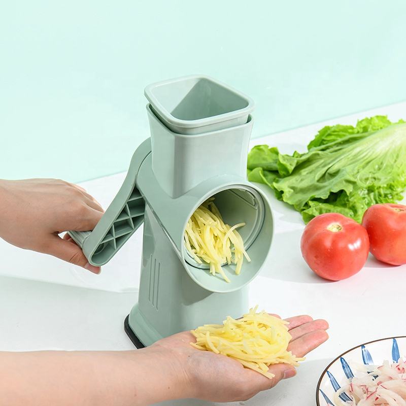 Hand Crank Vegetable Cutter 6pcs blades NO.FVT043