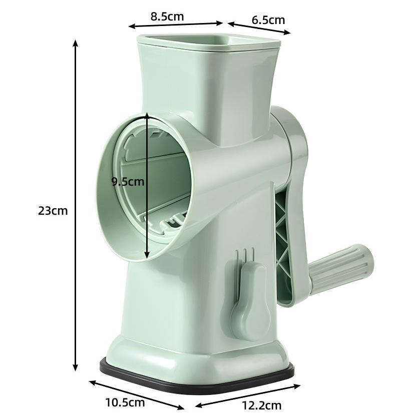 Hand Crank Vegetable Cutter 6pcs blades NO.FVT043